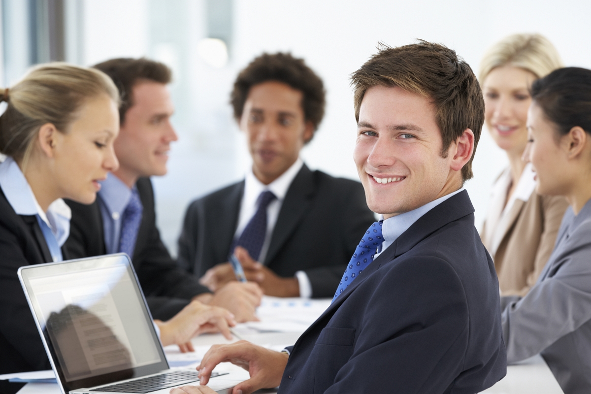 Team Meeting in Office